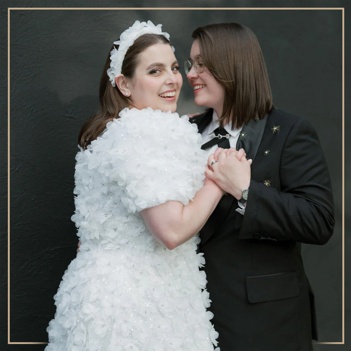 VOGUE Beanie Feldstein + Bonnie-Chance Roberts Wedding