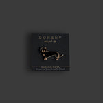 Dachshund - Black and Tan Pin