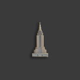 New York Art Deco Skyscraper Building Pin