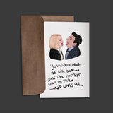 Michael and Holly "Hottest Guy" Greeting Card