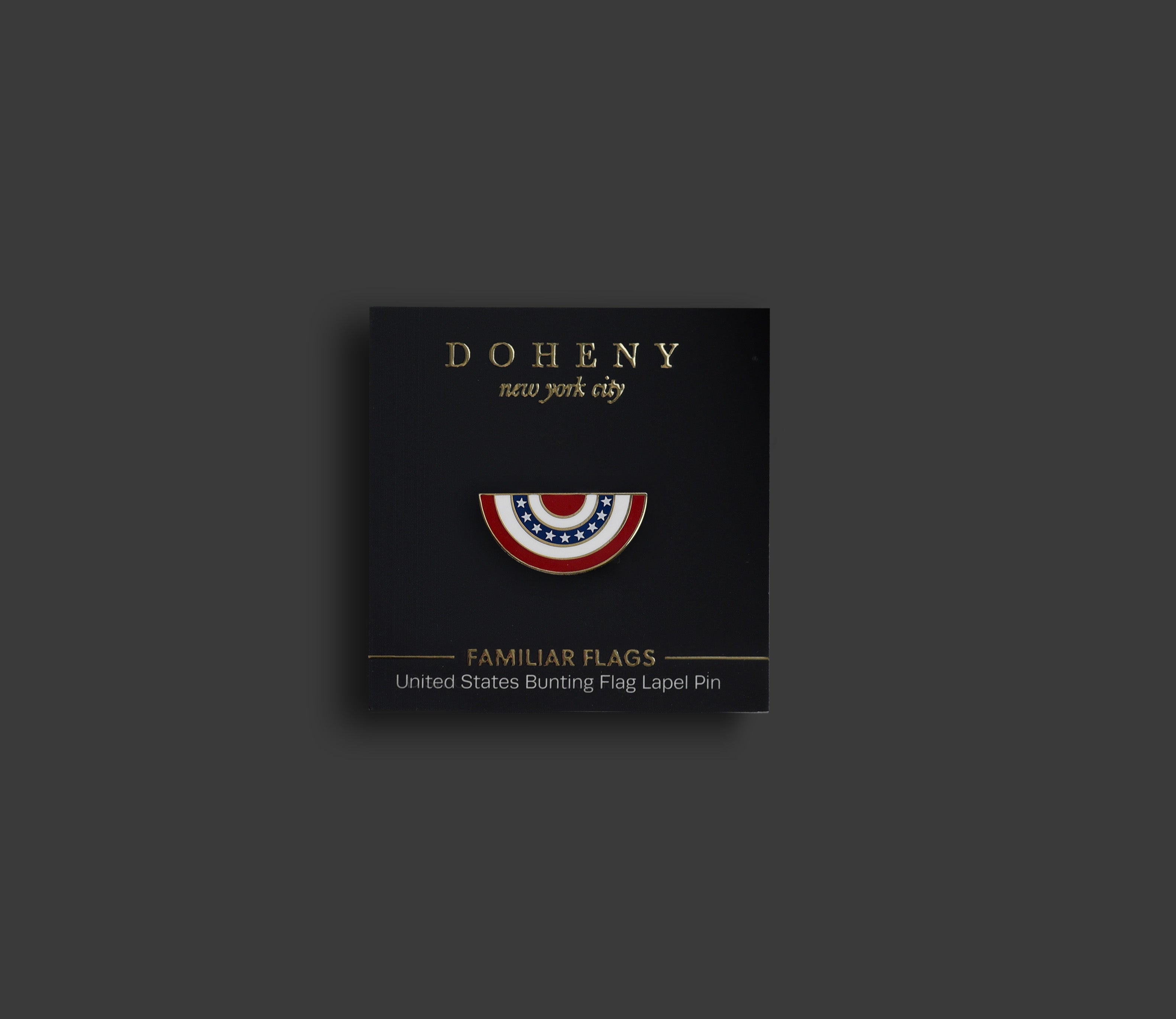 American United States Bunting Flag Pin