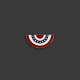 American United States Bunting Flag Pin