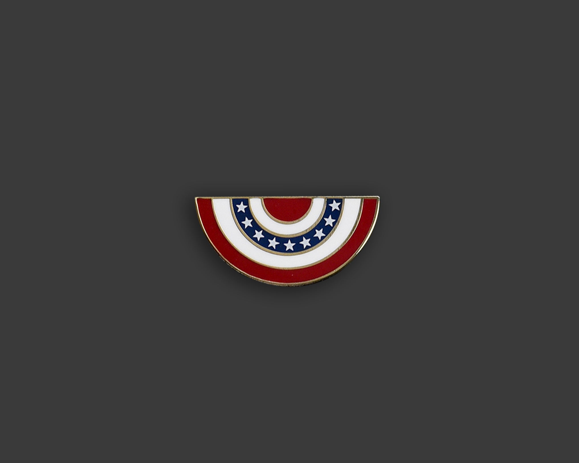 American United States Bunting Flag Pin