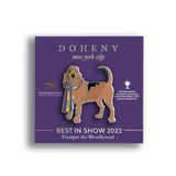 Trumpet the Bloodhound Best in Show 2022 Lapel Pin