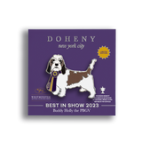 Buddy Holly the PBGV Best in Show 2023 Lapel Pin