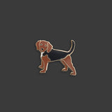 Beagle - Brown and Black Pin