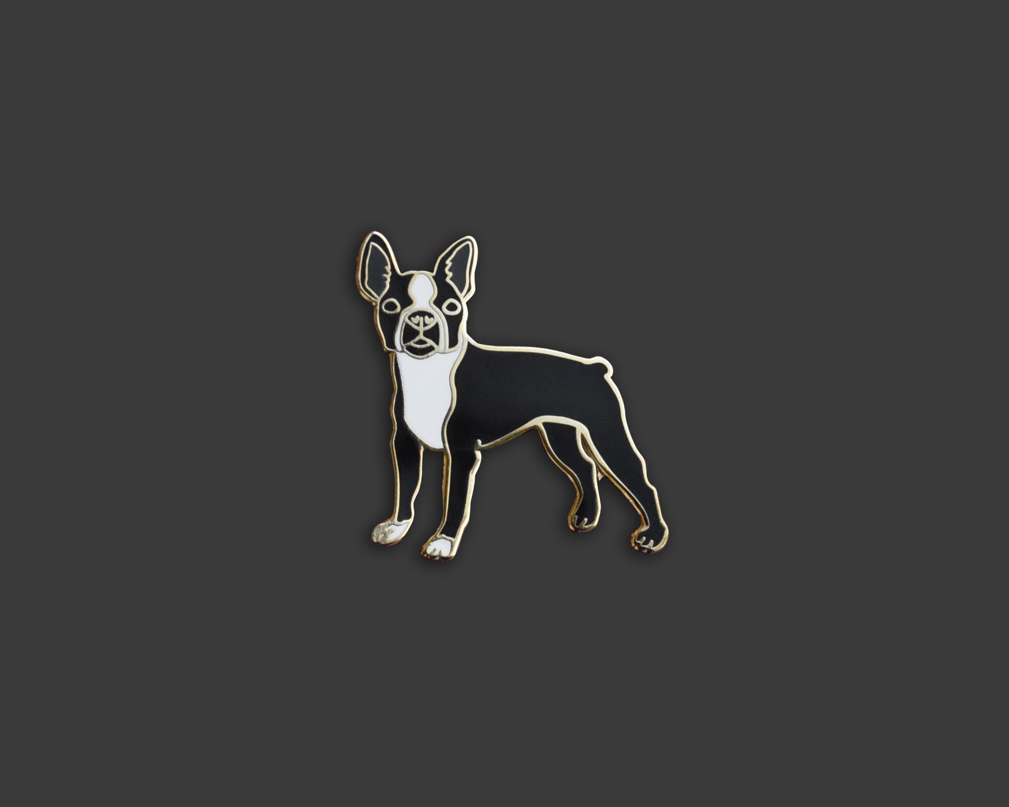 Boston Terrier Pin