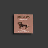 Dachshund - Dark Brown and Medium Brown Pin