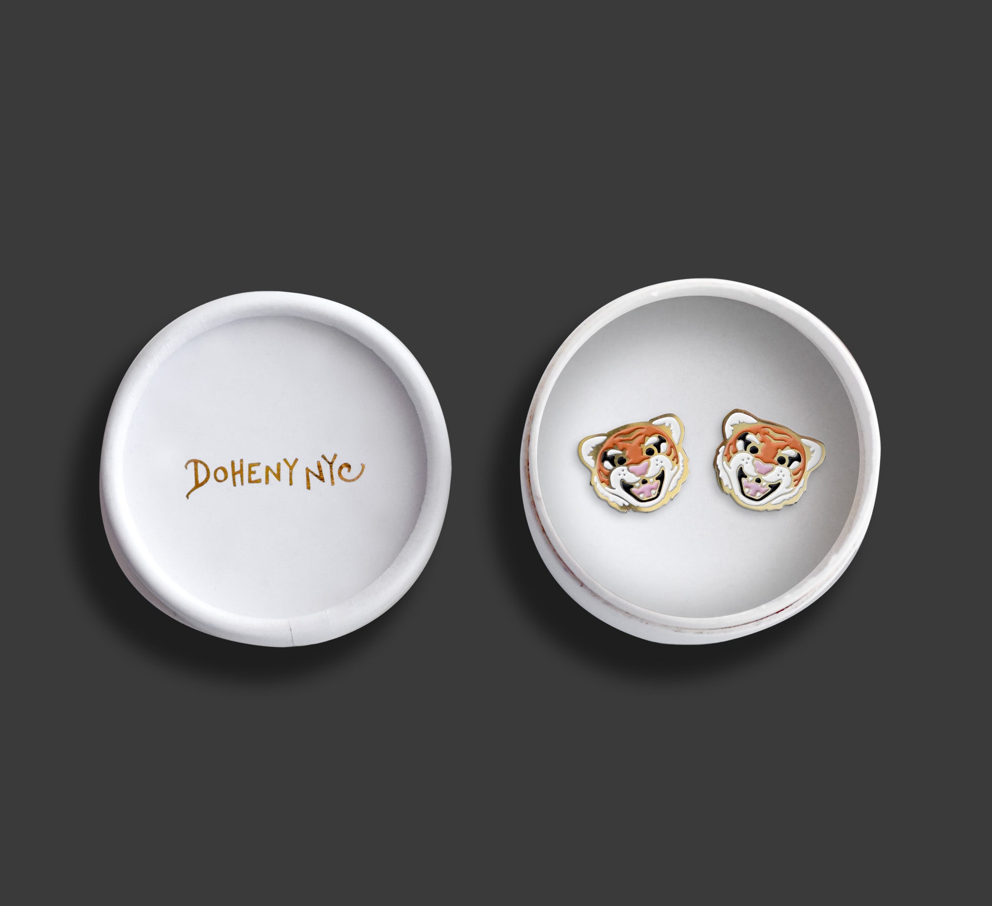 Georgetown Visitation Tiger Earrings