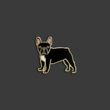 Frenchie - Black and White Pin