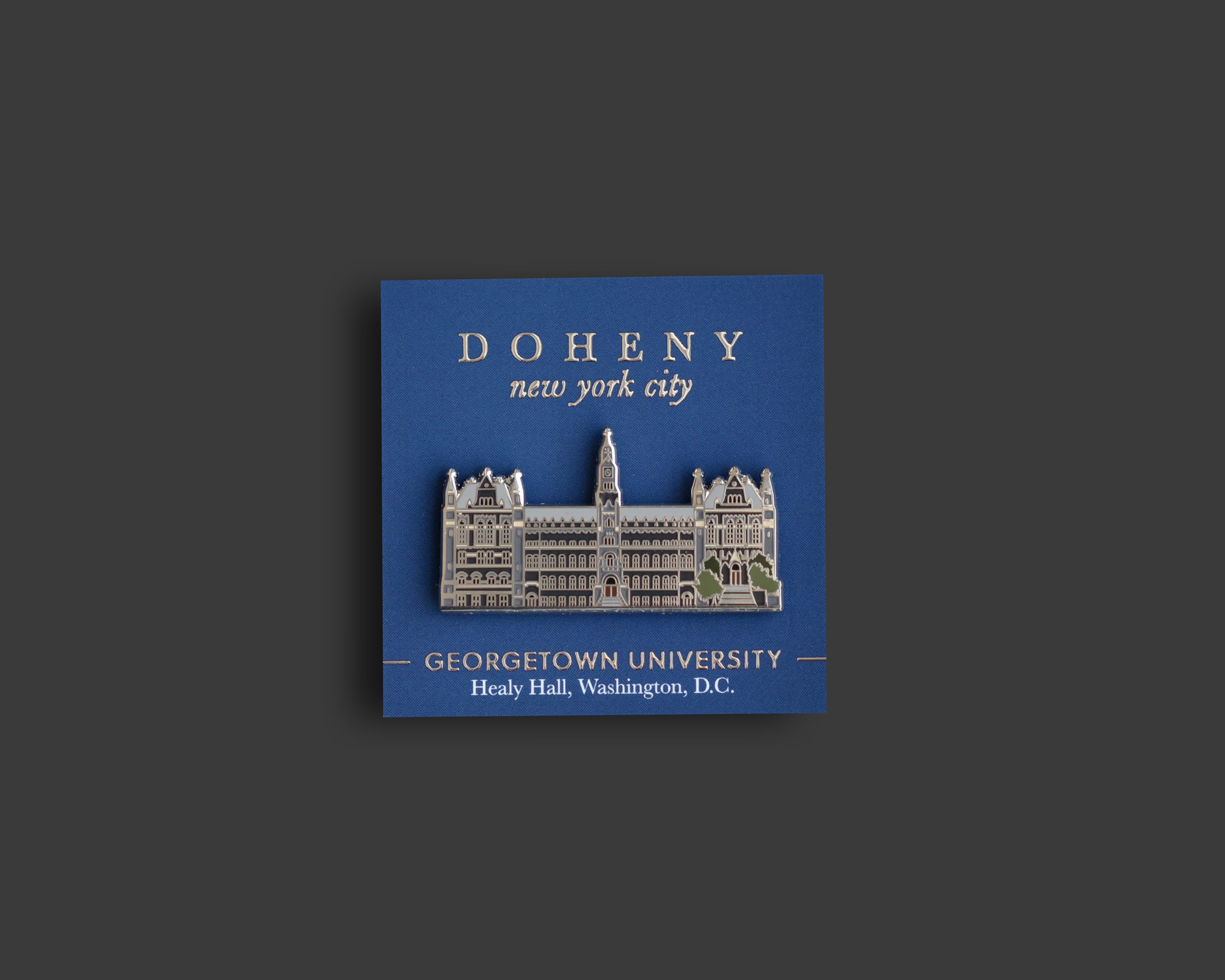 Georgetown Healy Hall Pin