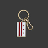 Washington DC District of Columbia Flag Keychain