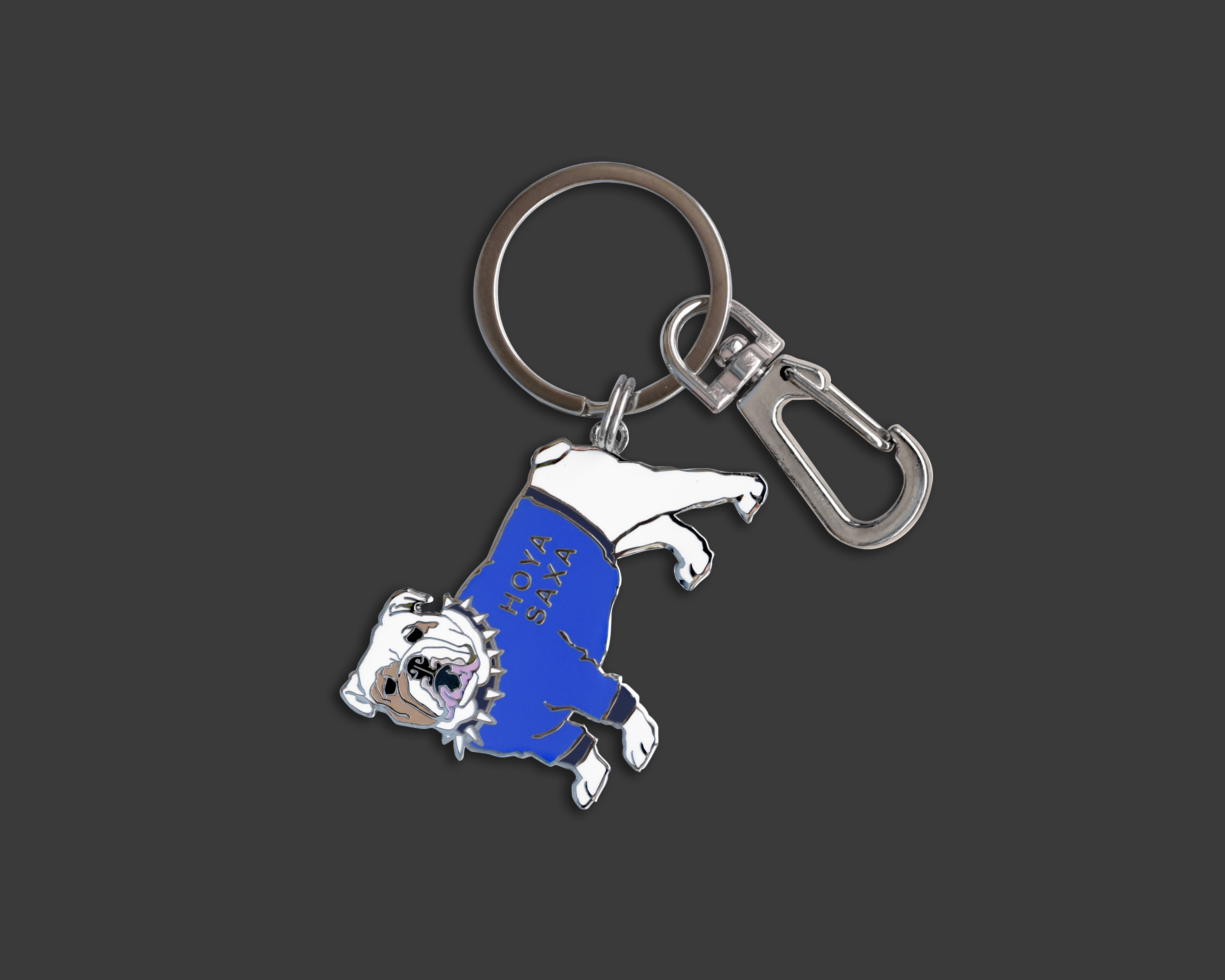 Georgetown Bulldog Keychain