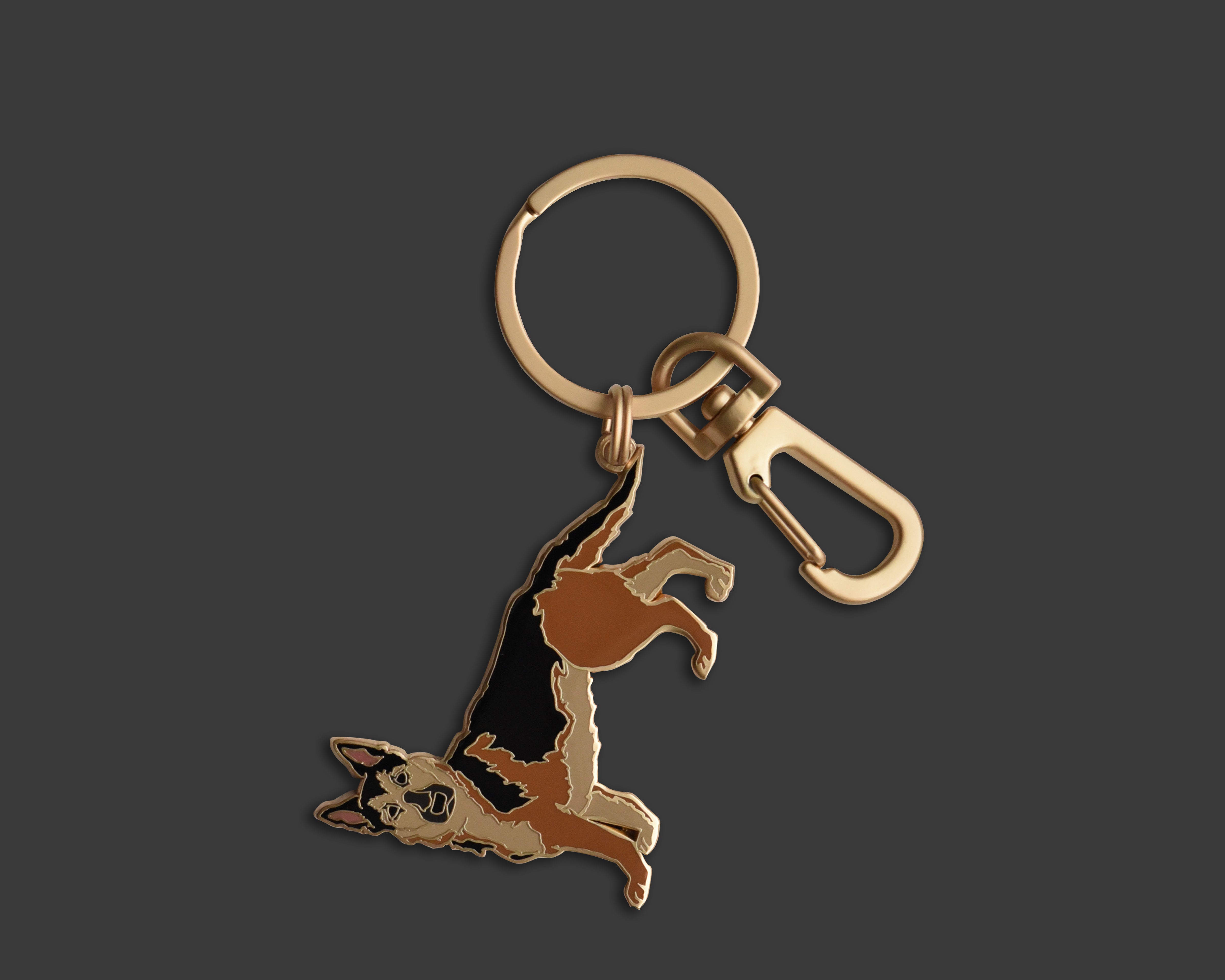 German Shepherd Keychain