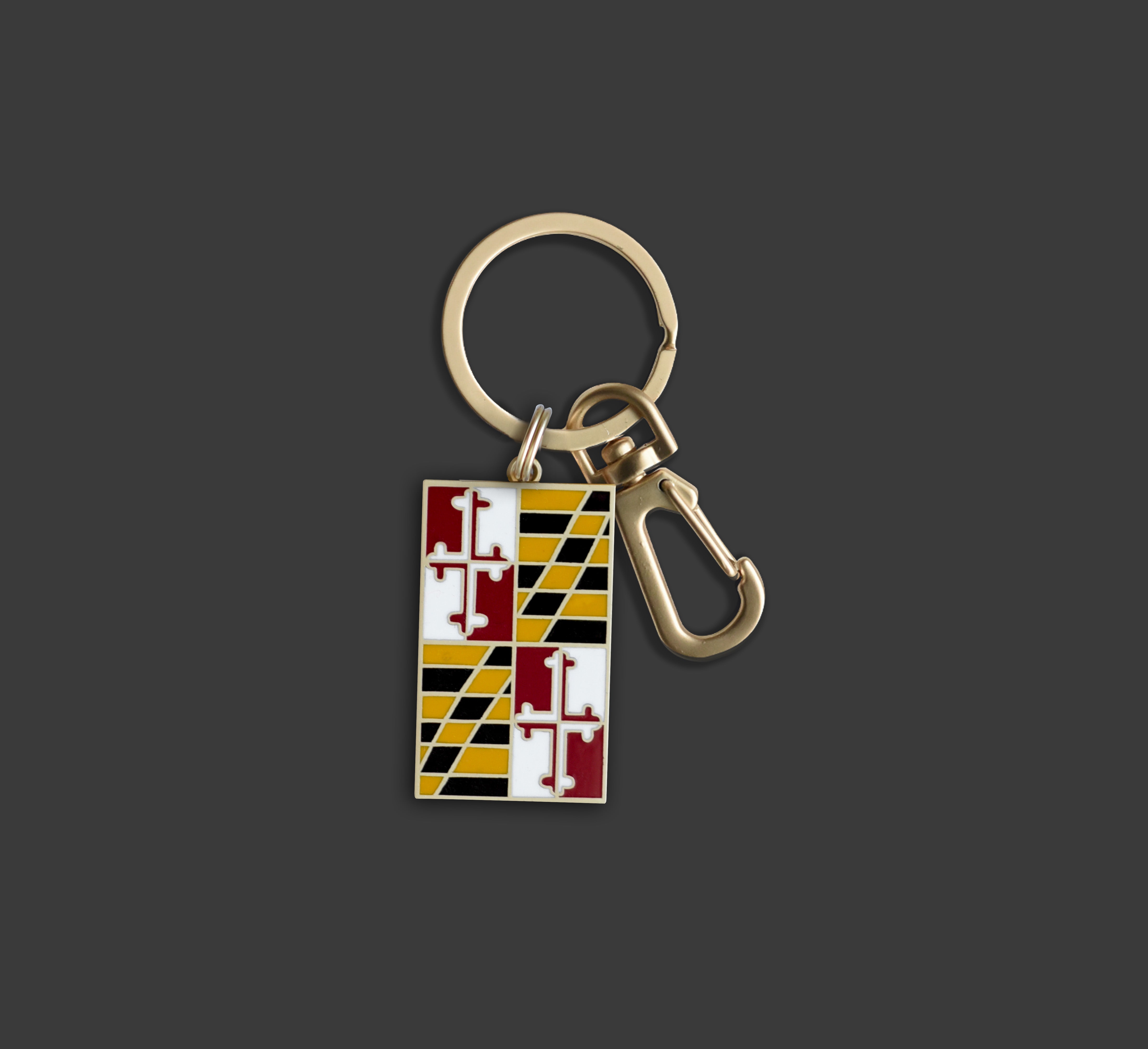 Maryland Flag Keychain