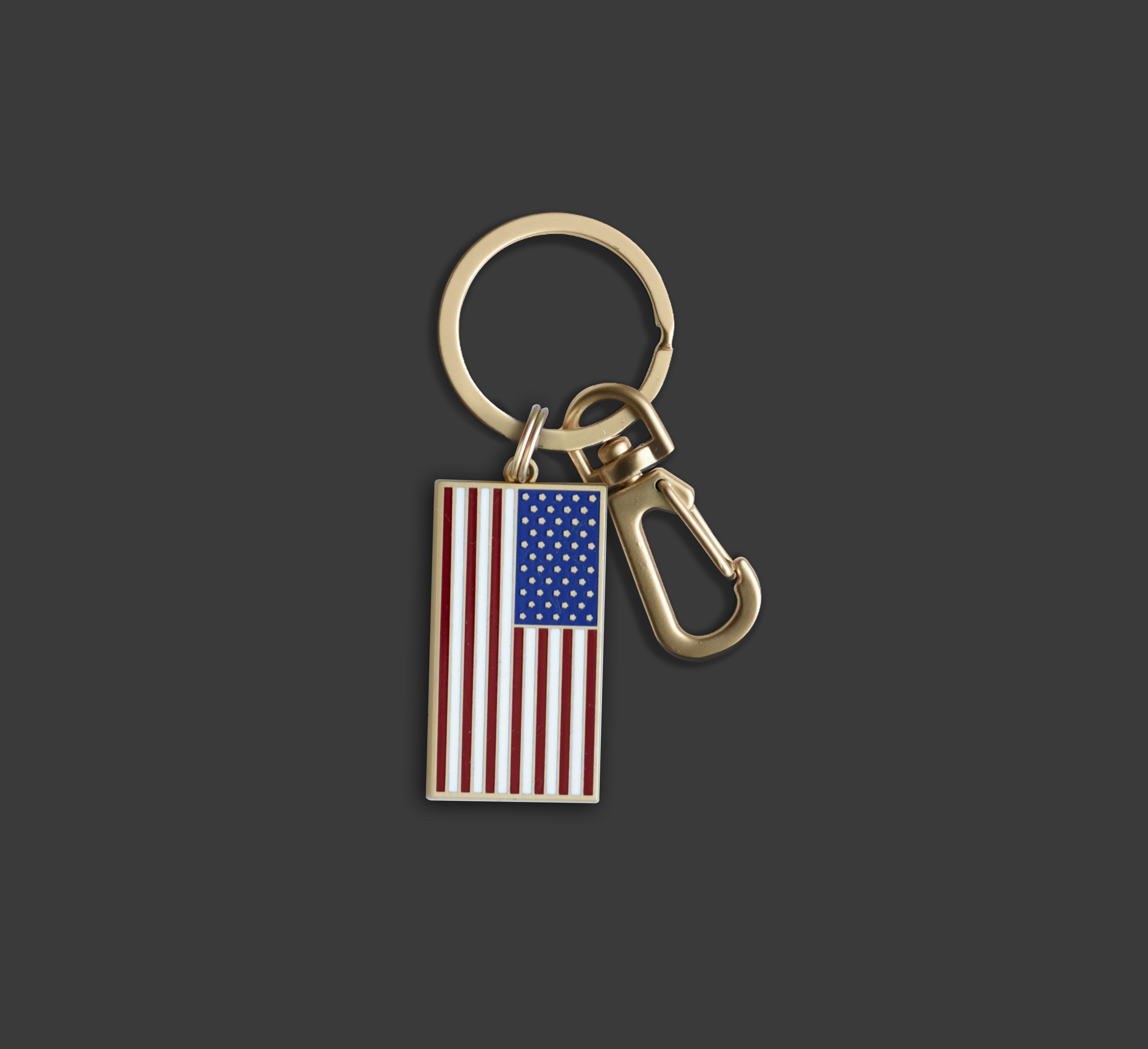 American United States Flag Keychain