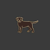 Labrador - Chocolate Pin