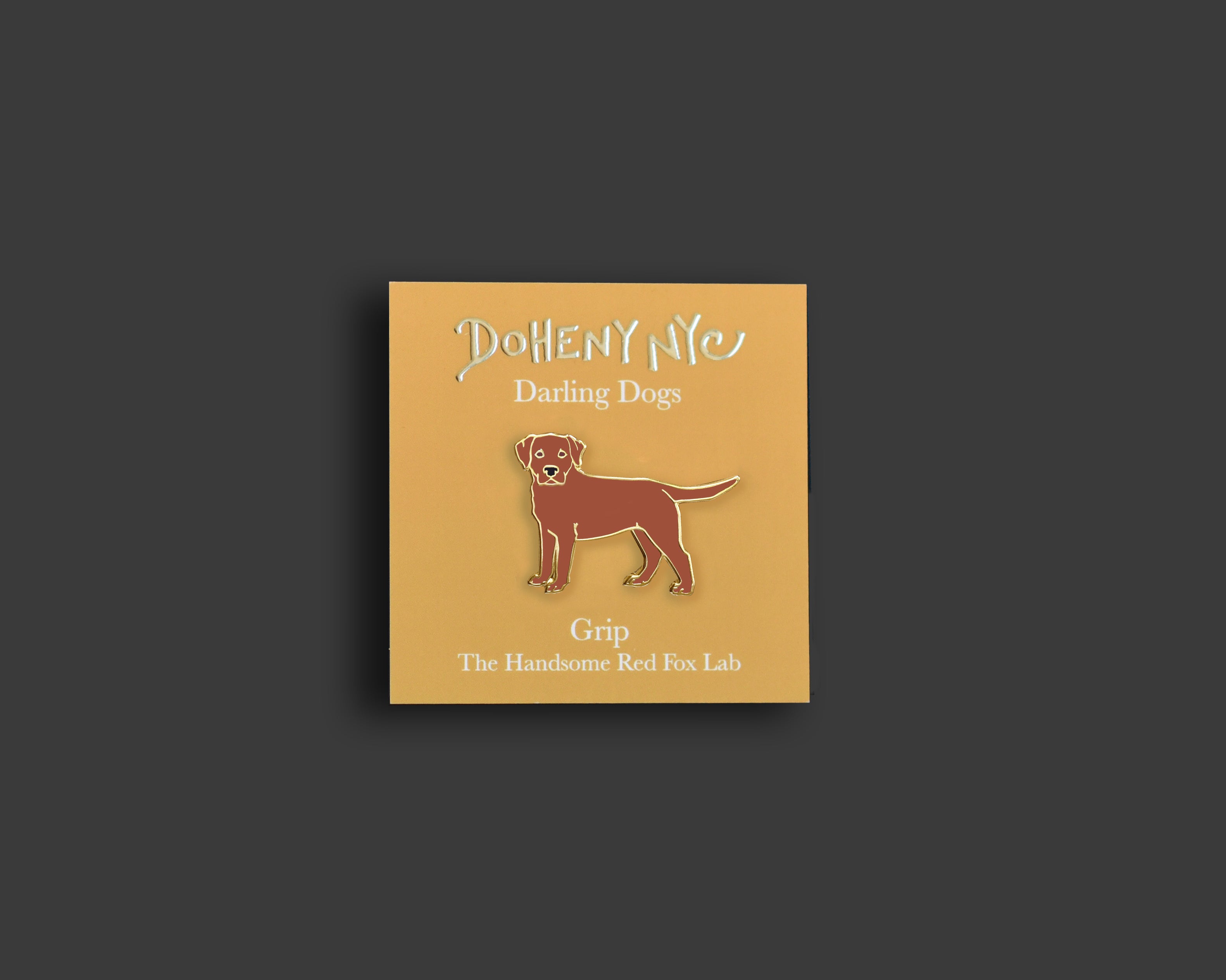 Labrador - Red Fox Pin