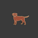 Labrador - Red Fox Pin