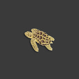 Loggerhead Sea Turtle Pin