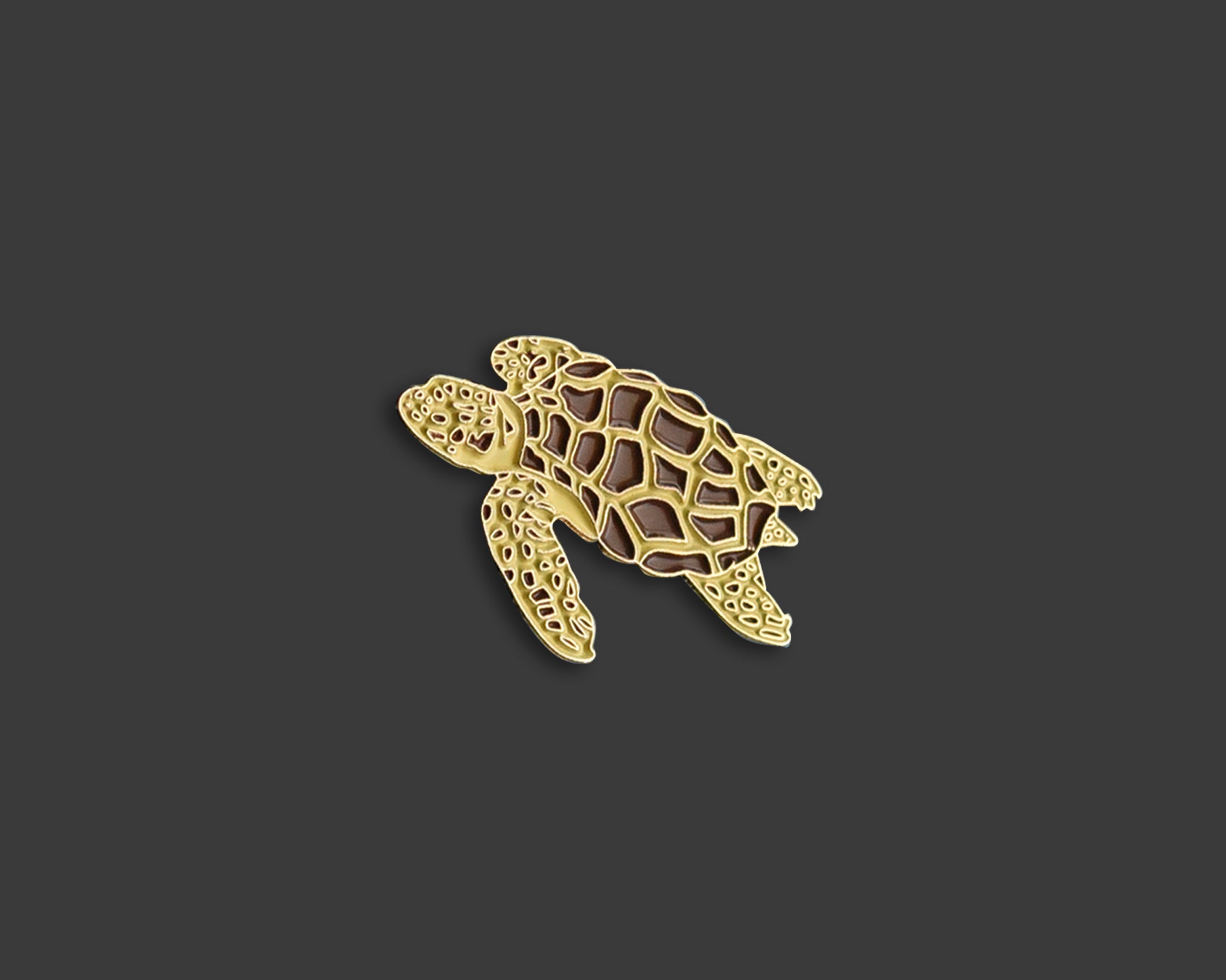 Loggerhead Sea Turtle Pin