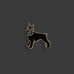 Schnauzer Pin - Black