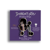 Siba the Standard Poodle Best in Show 2020 Lapel Pin